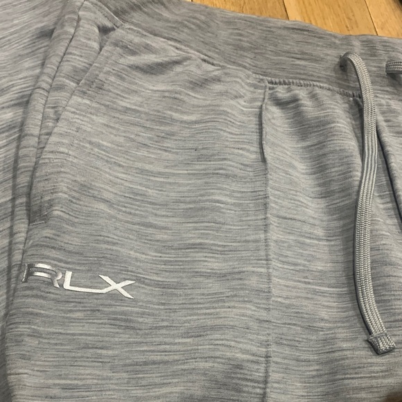 RLX Ralph Lauren Wool blend French Terry Jogger Gray Sweatpants. - Picture 6 of 11